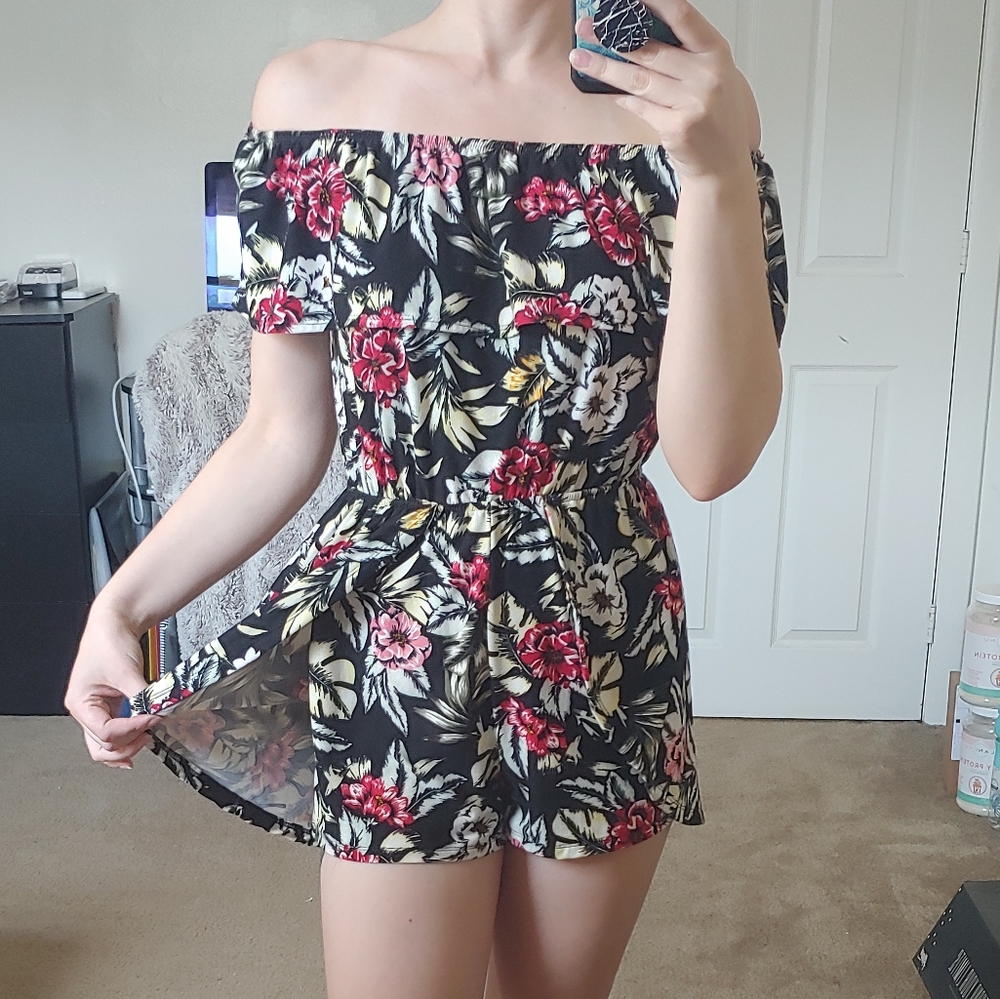 Off the shoulder romper